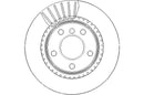 Disctech Brake Disc (Single) - Fits Bmw, Mitsubishi - ABD3147 - Rear Axle