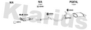 Klarius PG874L - Box With Tail Pipe  - Fits Peugeot 407 2.0HDi
