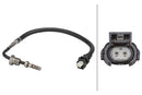 HELLA 6PT 358 181-241 Sensor, exhaust gas temperature - 2-pin connector