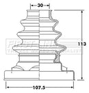 First Line Cv Joint Boot Kit  - FCB6218 fits BMW 3 Series