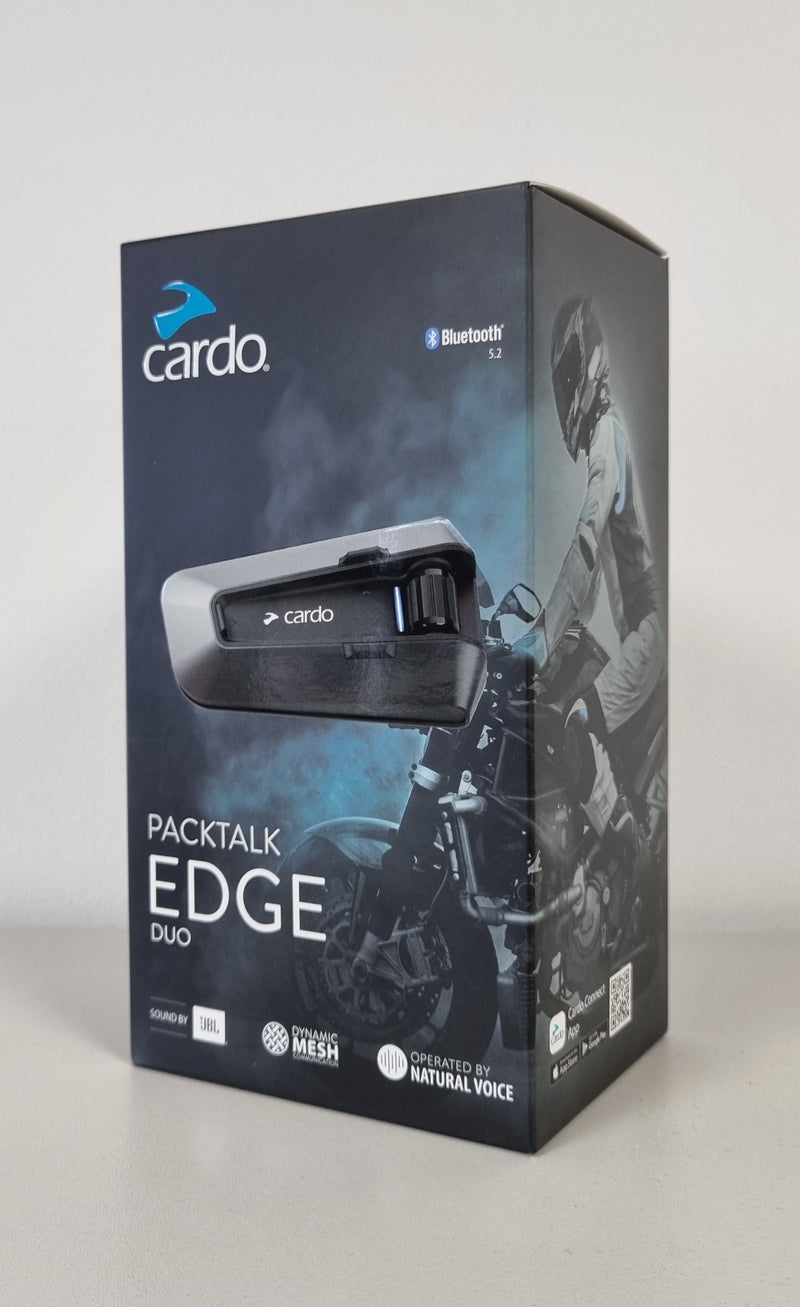 Cardo PackTalk Edge DUO Bluetooth Intercom | Next Day Delivery