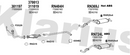 Klarius 301197 - Front Pipe For Cat  - Fits Renault Clio 1.2i