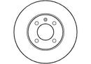 Disctech Brake Disc (Single) - Fits Bmw, Seat - ABD3020 - Front Axle