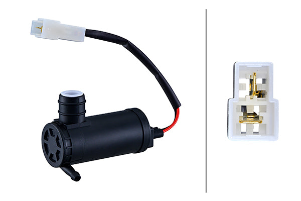 Pompa Alimentazione Carburante HELLA 8TF 358 302-801 - 12V, 4 Bar, 4 Poli, Con Guarnizione