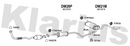 Klarius DW20P - Box With Centre Pipe  - Fits Daewoo Matiz 0.8i