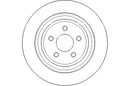 Disctech Brake Disc (Single) - Fits Bmw, Ford - ABD3247 - Rear Axle