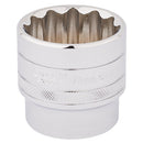 Draper Expert 36mm 12pt Socket 1/2DR Pckd - 33594