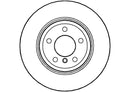 Disctech Brake Disc (Single) - Fits Bmw - ABD2887 - Front Axle
