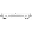 Borg & Beck Brake Hose  - BBH6632 fits VAG A1,A3,Arosa,Polo,Octavia