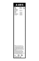 Bosch Aerotwin Front Wiper Blade Set - 700/650mm - A100S