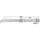 Borg & Beck Brake Hose  - BBH7099 fits Mitsubishi Carisma(DA)