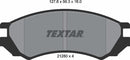 Textar Brake Pad Set - 2128002