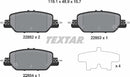 Textar Brake Pad Set - 2285201