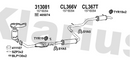 Klarius 313081 - Catalyst Type Approved Withpip  - Fits Mitsubishi Mirage / SpaceStar VI 1.2