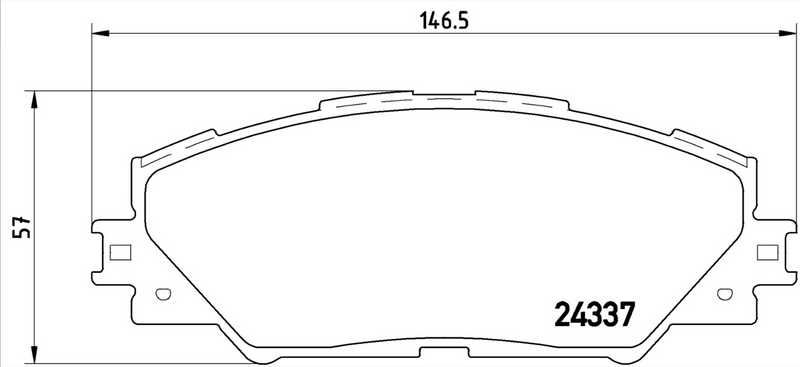 Brembo Brake Pad Set - P83071
