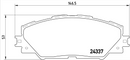 Brembo Brake Pad Set - P83071