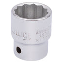 Elora 15mm BI-HEX Socket 3/8"Drive - 25911