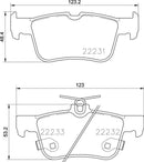 Mintex Brake Pad Set fits -Ford MDB3799 (also fits other vehicles)