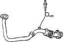 Klarius 301366 - Front Pipe For Cat  - Fits Volkswagen Golf 1.4i