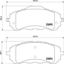 Padtech Brake Pad Set - PAD3412