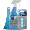 P1 Autocare Winter Kit - De-Icer with 3 Screenwash Pods & Ice Scraper - PAFPSP1-121