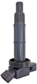 HELLA 5DA 358 000-471 Ignition Coil - 12V - 3-pin connector - Plugged