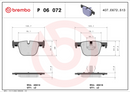 Brembo Brake Pad Set - P06072