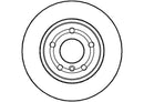 Disctech Brake Disc (Single) - Fits Land rover, Mitsubishi - ABD2746 - Front Axle