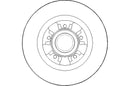 Disctech Brake Disc (Single) - Fits Renault, Ssangyong - ABD2146 - Rear Axle