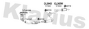 Klarius CL364X - Box With Centre Pipe  - Fits Mitsubishi Mirage / SpaceStar VI 1.0