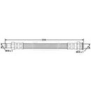 Borg & Beck Brake Hose  - BBH6131 fits Fiat Brava,Stilo,Lancia Delta