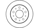 Disctech Brake Disc (Single) - Fits Citroën, Ford - ABD2879 - Rear Axle