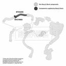 Borg & Beck Turbo Hose  - BTH1285 fits Ren 1.5Dci K9K 98-