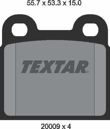 Textar Brake Pad Set - 2000906