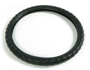 Leatherlook Orbit Steering Wheel Cover (Black)