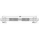 Borg & Beck Brake Hose  - BBH6250 fits Mit.Colt,Galant,Proton Persona