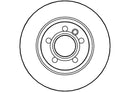 Disctech Brake Disc (Single) - Fits Ford, Volvo - ABD2734 - Rear Axle