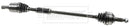 Borg & Beck Driveshaft - RH - BDS1639