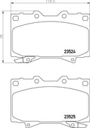 Mintex Brake Pad Set fits -Lexus Toyota MDB1906 (also fits other vehicles)