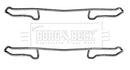 Borg & Beck Brake Pad Fitting Kit  - BBK1179