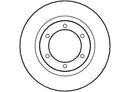 Disctech Brake Disc (Single) - Fits Audi, Citroën - ABD2954 - Front Axle