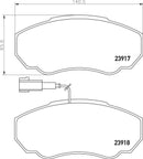 Mintex Brake Pad Set fits -Citroën Fiat Peugeot MDB2328 (also fits other vehicles)