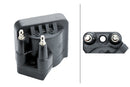 HELLA 5DA 358 168-261 Ignition Coil - 3-pin connector - Clamped