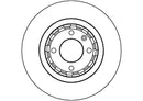 Disctech Brake Disc (Single) - Fits Seat - ABD3470 - Front Axle