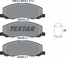 Opel Saab Vauxhall, Brake Pad Set - Textar 2441801