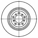 Borg & Beck Brake Disc (Single)  - BBD6080S