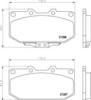 Mintex Brake Pad Set fits -Nissan Subaru Toyota MDB1416 (also fits other vehicles)