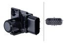 HELLA 6PX 358 141-871 Sensor, parking distance control - Tetragonal - 6-pin connector - Plugged