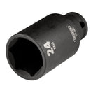Draper 24mm Impact Deep Socket 3/8DR - 20182