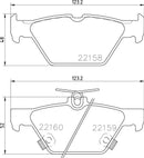 Mintex Brake Pad Set fits -Subaru MDB3818 (also fits other vehicles)